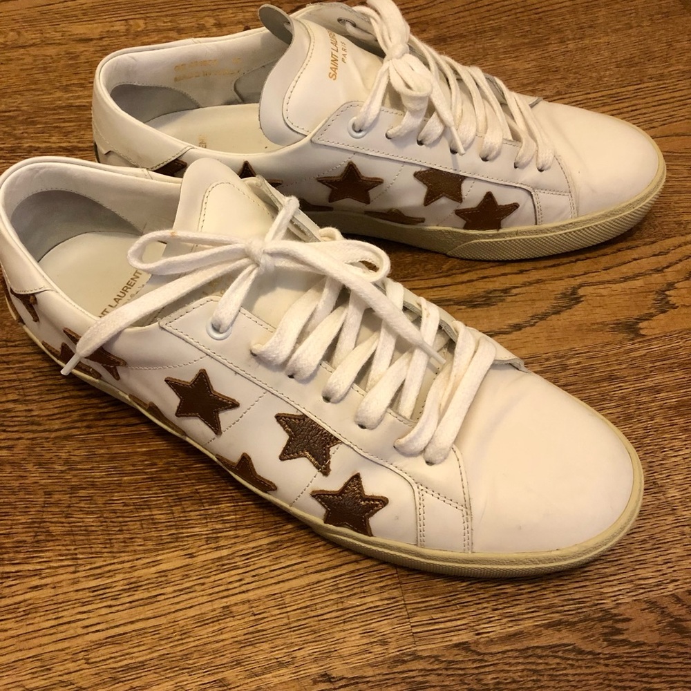 COURT CLASSIC GOLDEN METALLIC CALIFORNIA SNEAKERS - Picture 3 of 6